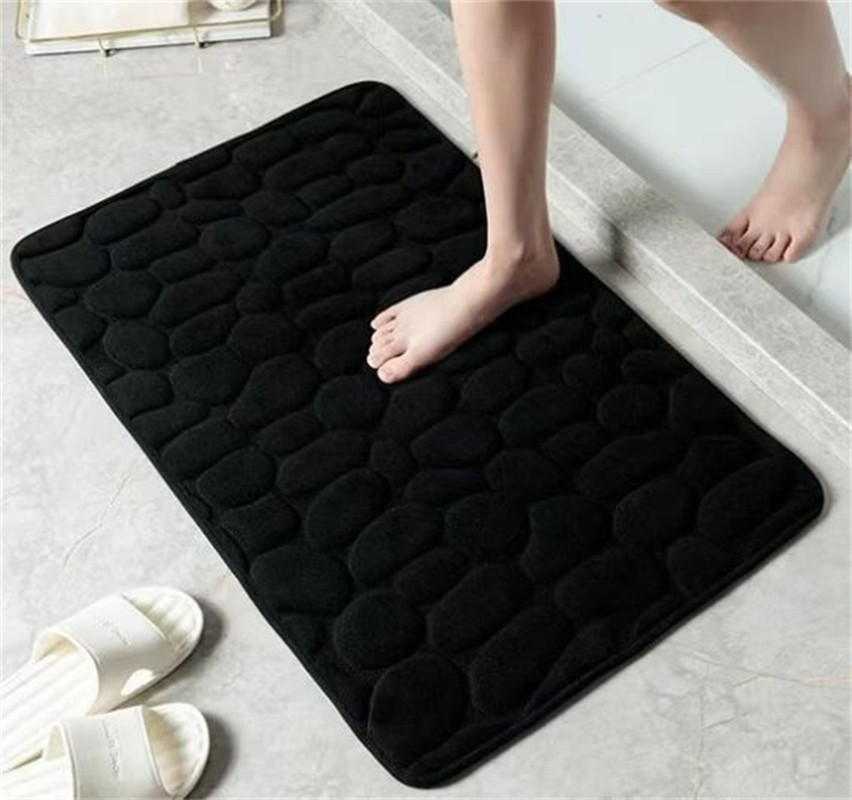 Zara Home Bathroom - Cobblestone Embossed Bathroom Bath Mat Non-slip
