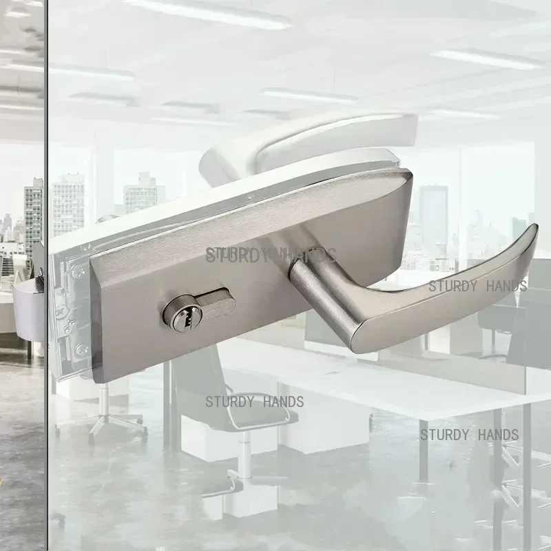 Home Bathroom Glass - Office Glass Door Lock Bathroom Stainless