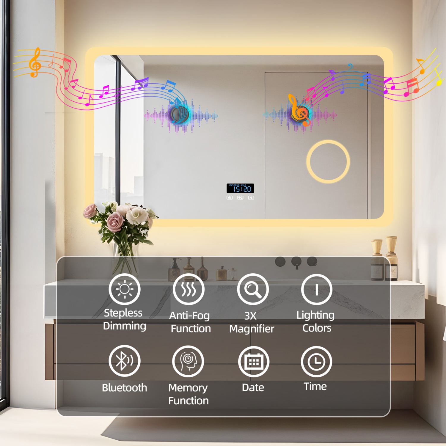 80/100/120/CM LED Bathroom Mir - Zara Home Bathroom review and price