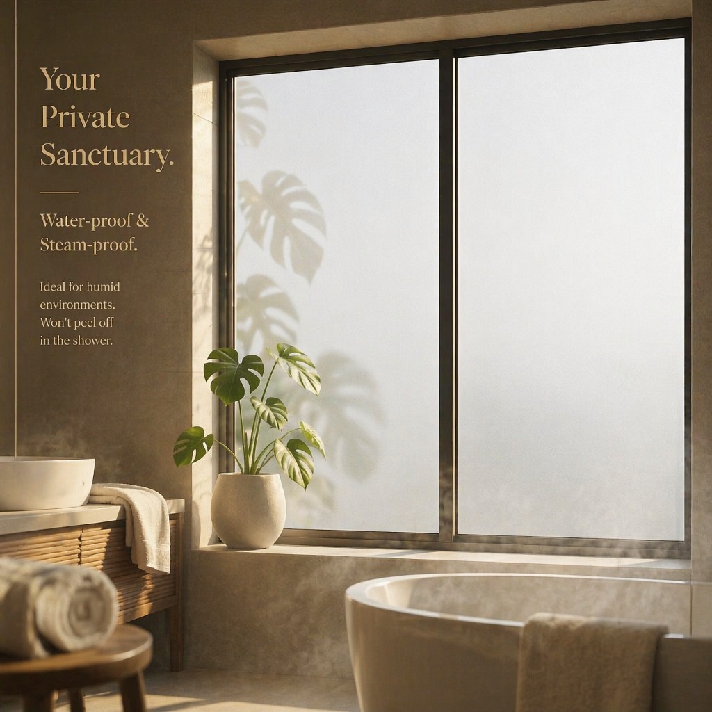 Frosted Privacy Window Film Tr - Home Bathroom Glass review and price