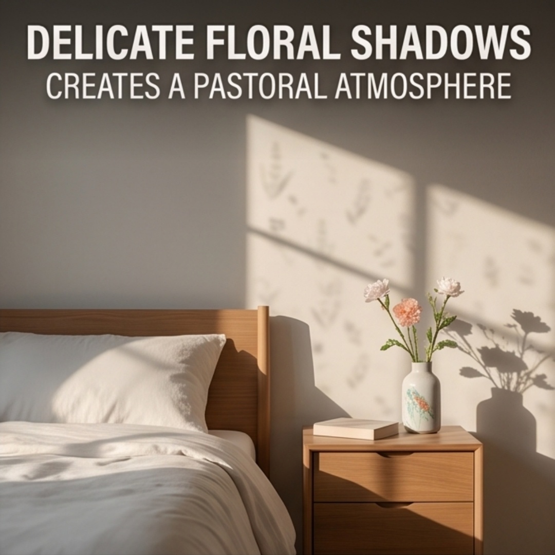 Self Adhesive Fresh Floral Lea - Home Bathroom Glass review and price