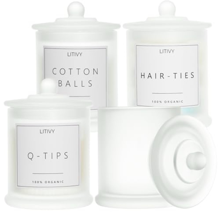 4 Pack Bathroom Organizers and - Home Bathroom Glass review and price