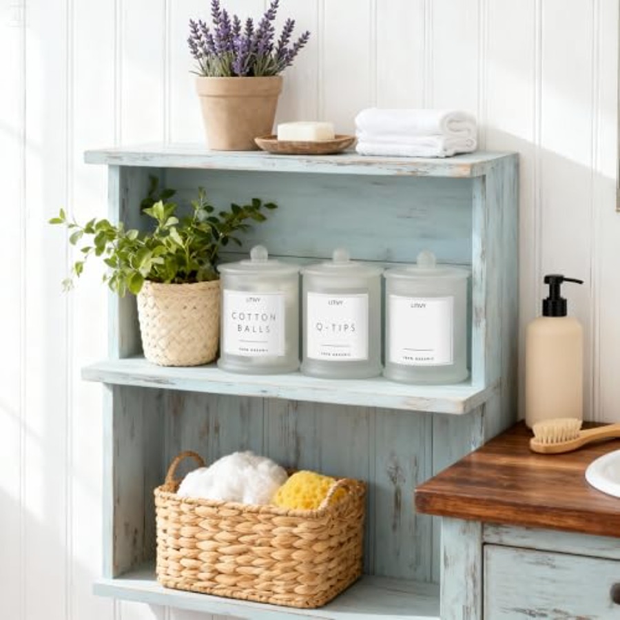 4 Pack Bathroom Organizers and - Home Bathroom Glass review and price