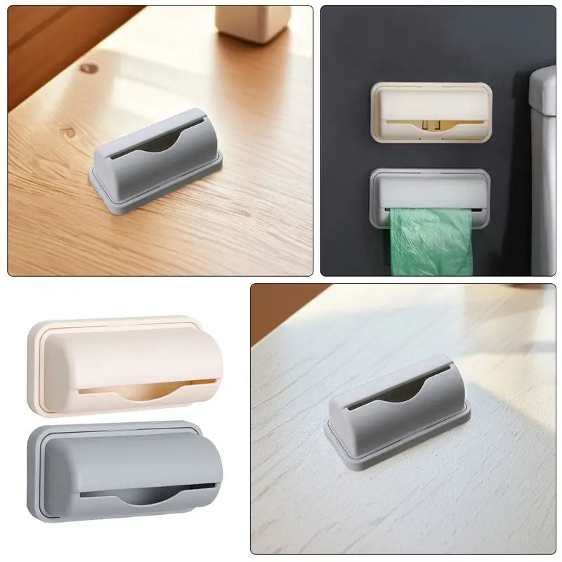 1/2/3/4Pcs Wall-Mounted Trash  - Home Bathroom Shelf review and price