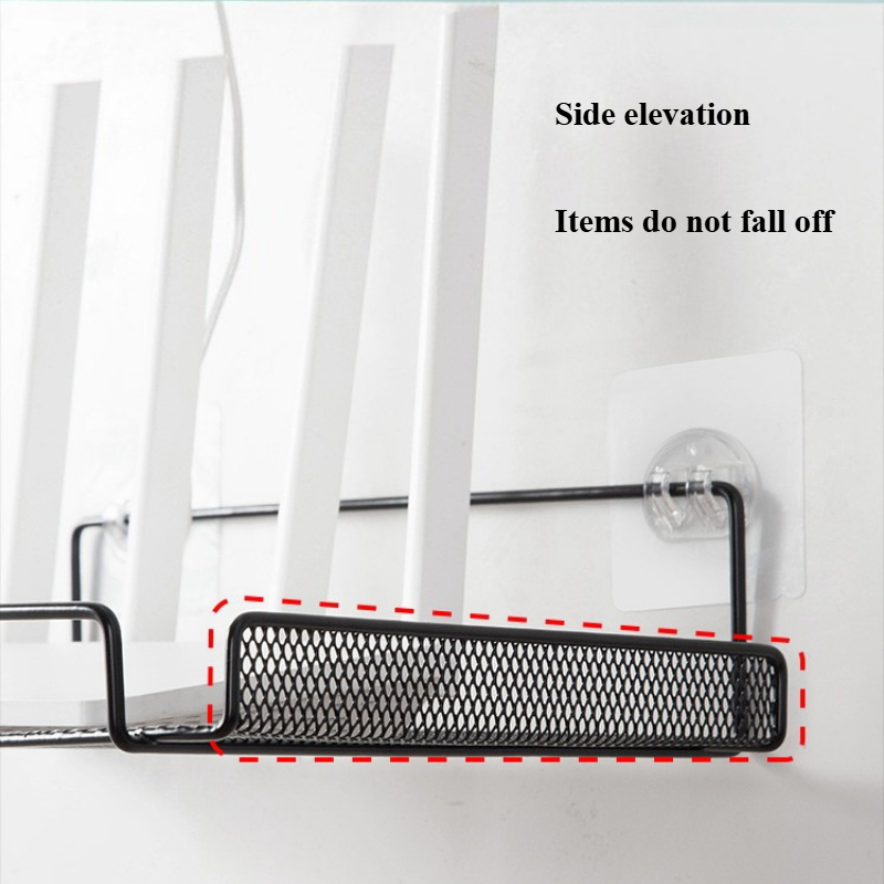 No‑Drill Wall Mount Router She - Home Bathroom Shelf review and price