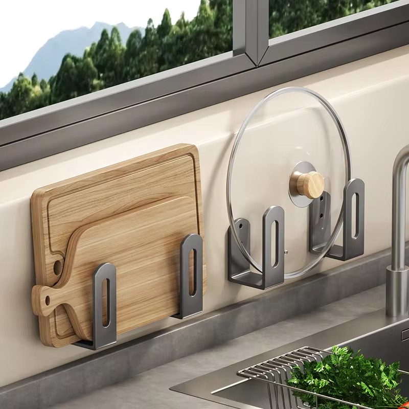 2pcs/set Pot Lid Rack Pot Cove - Tiny Home Bathroom Kitchen review and price