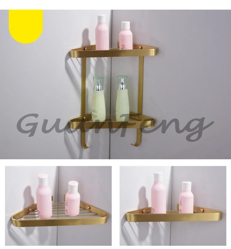 Luxury Brushed Gold 9 Pieces B - Home Hardware Bathroom Accessories review and price