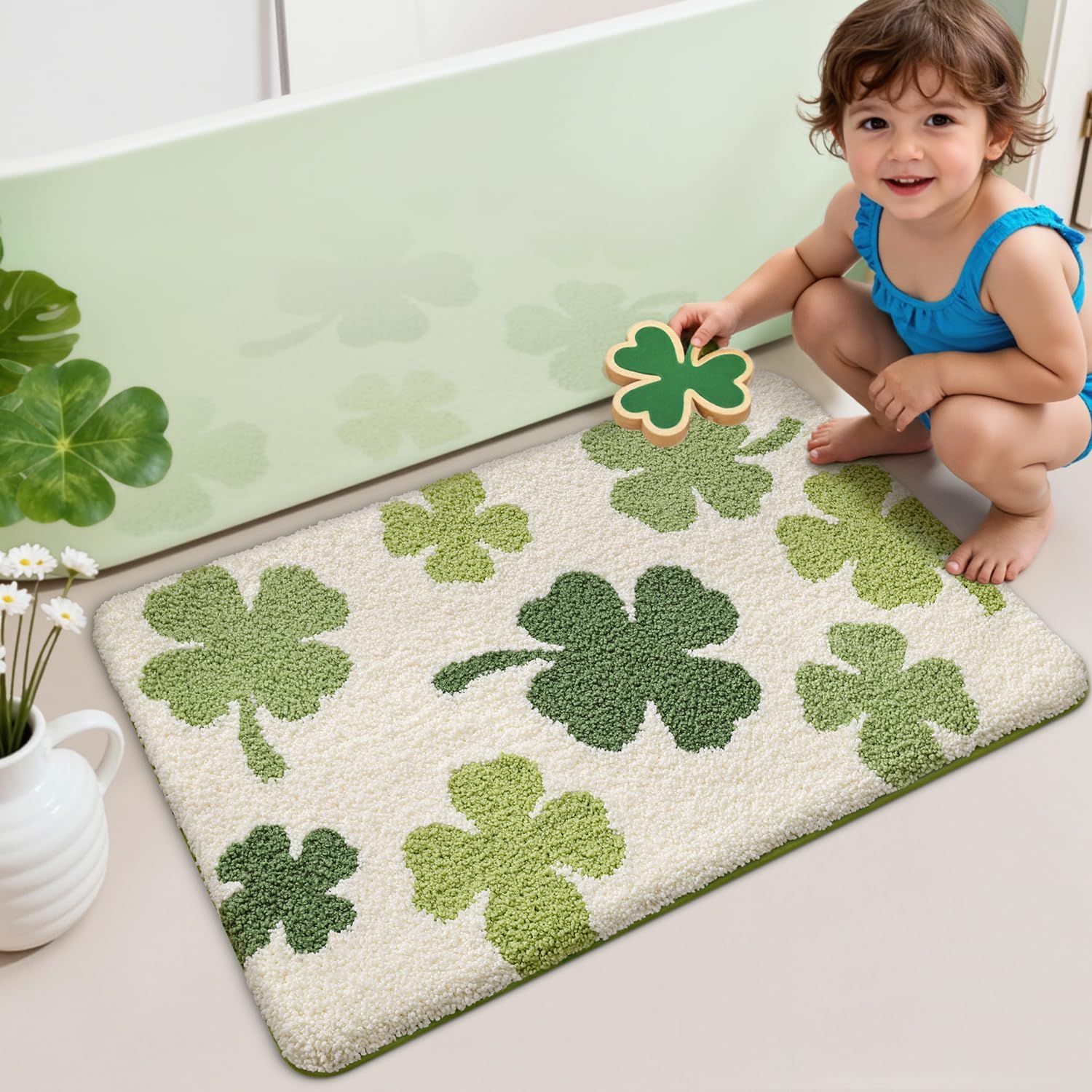 VIKAMA Modern Bathroom Carpet  - Zara Home Bathroom Rug review and price
