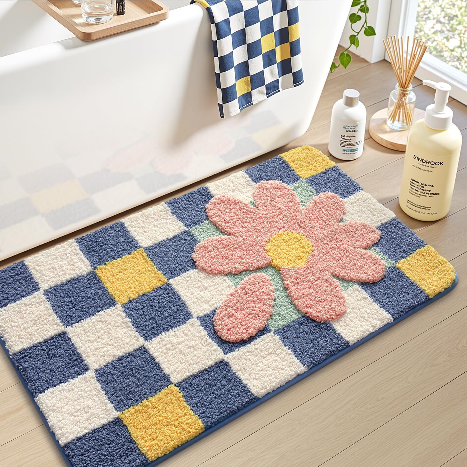 VIKAMA Modern Bathroom Carpet  - Zara Home Bathroom Rug review and price