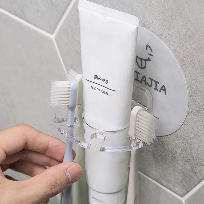 1/3pcs Self Adhesive Toothbrus - Toothbrush Holder Set review and price