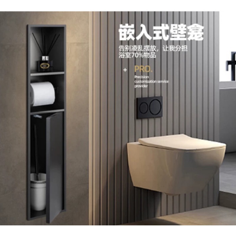 Stainless Steel Embedded Niche - Home Bathroom Shelf review and price