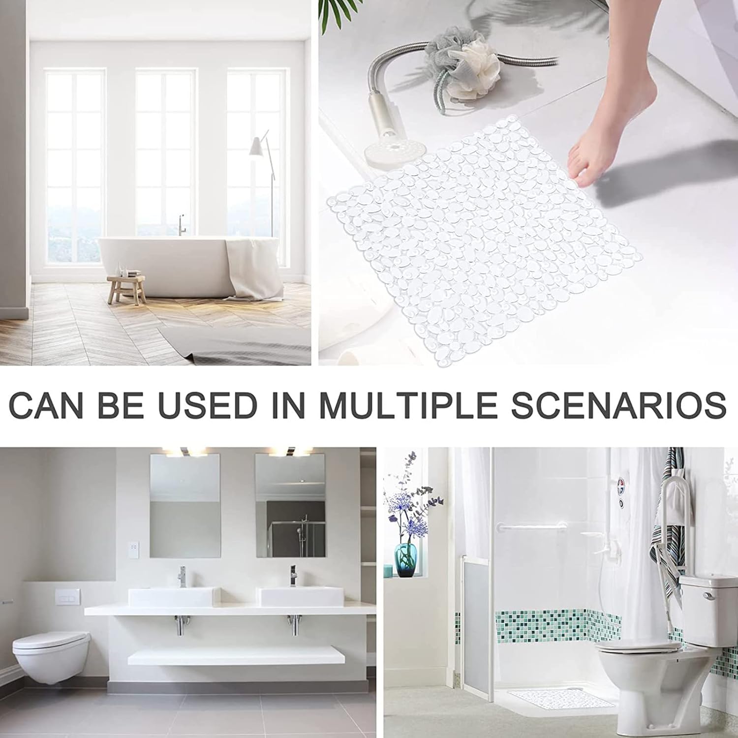 1pc Non-Slip Shower Mat, 20.5* - Zara Home Bathroom review and price