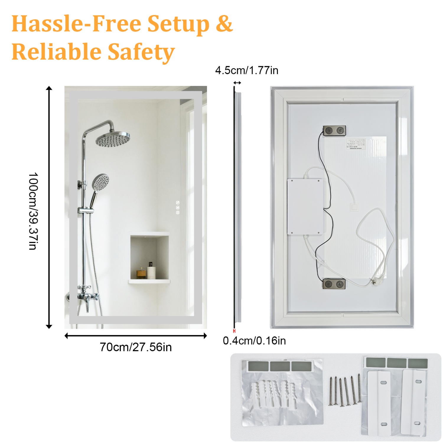 50/60/100/120cm LED Bathroom M - Zara Home Bathroom review and price