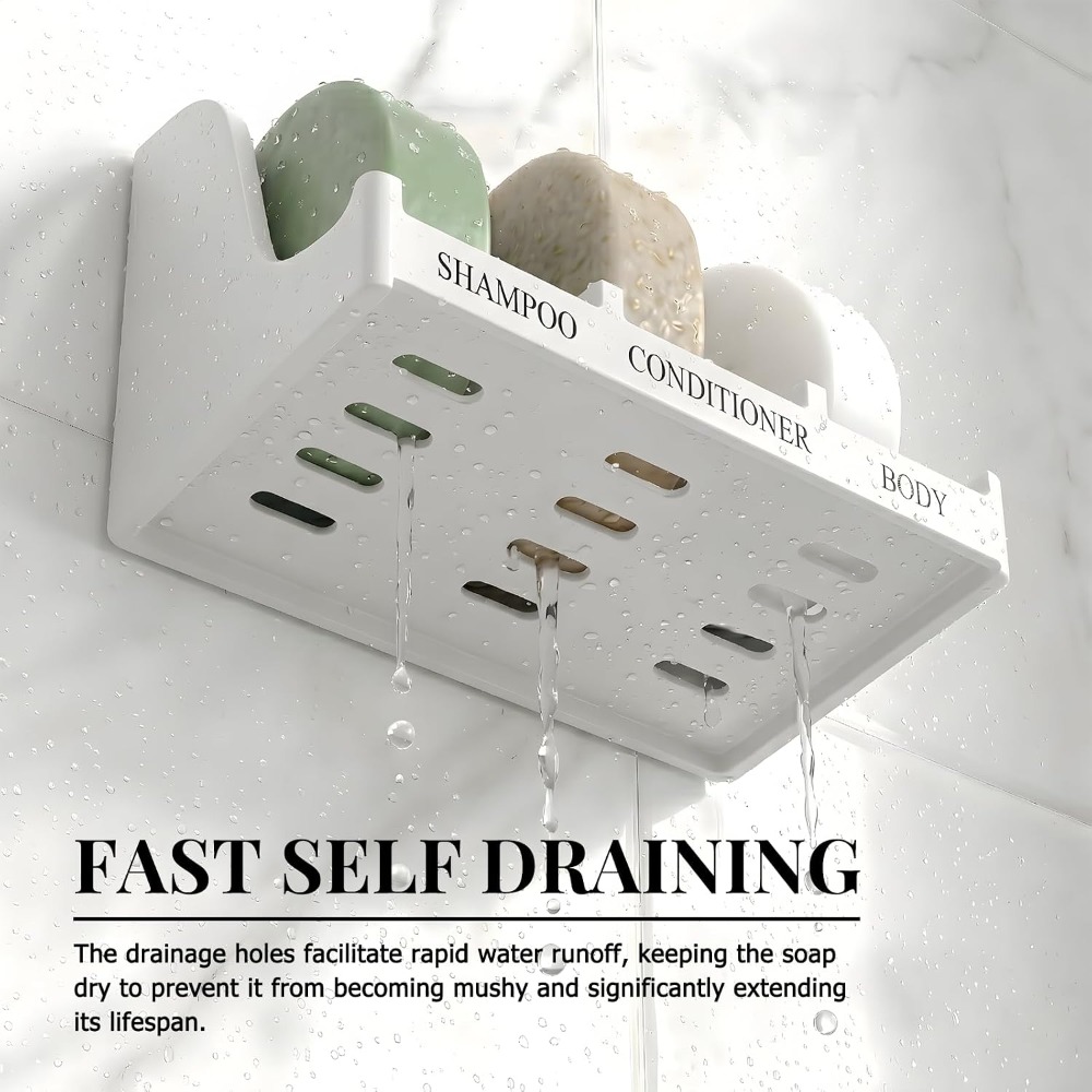 No Drill Self Draining Soap Di - Tiny Home Bathroom Kitchen review and price