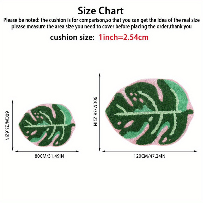 VIKAMA Pink Tropical Leaf Plus - Zara Home Bathroom Rug review and price