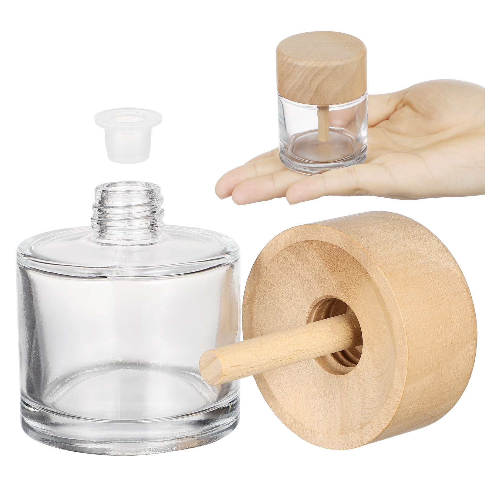 2pcs Glass Diffuser Bottles 50 - Home Bathroom Glass review and price