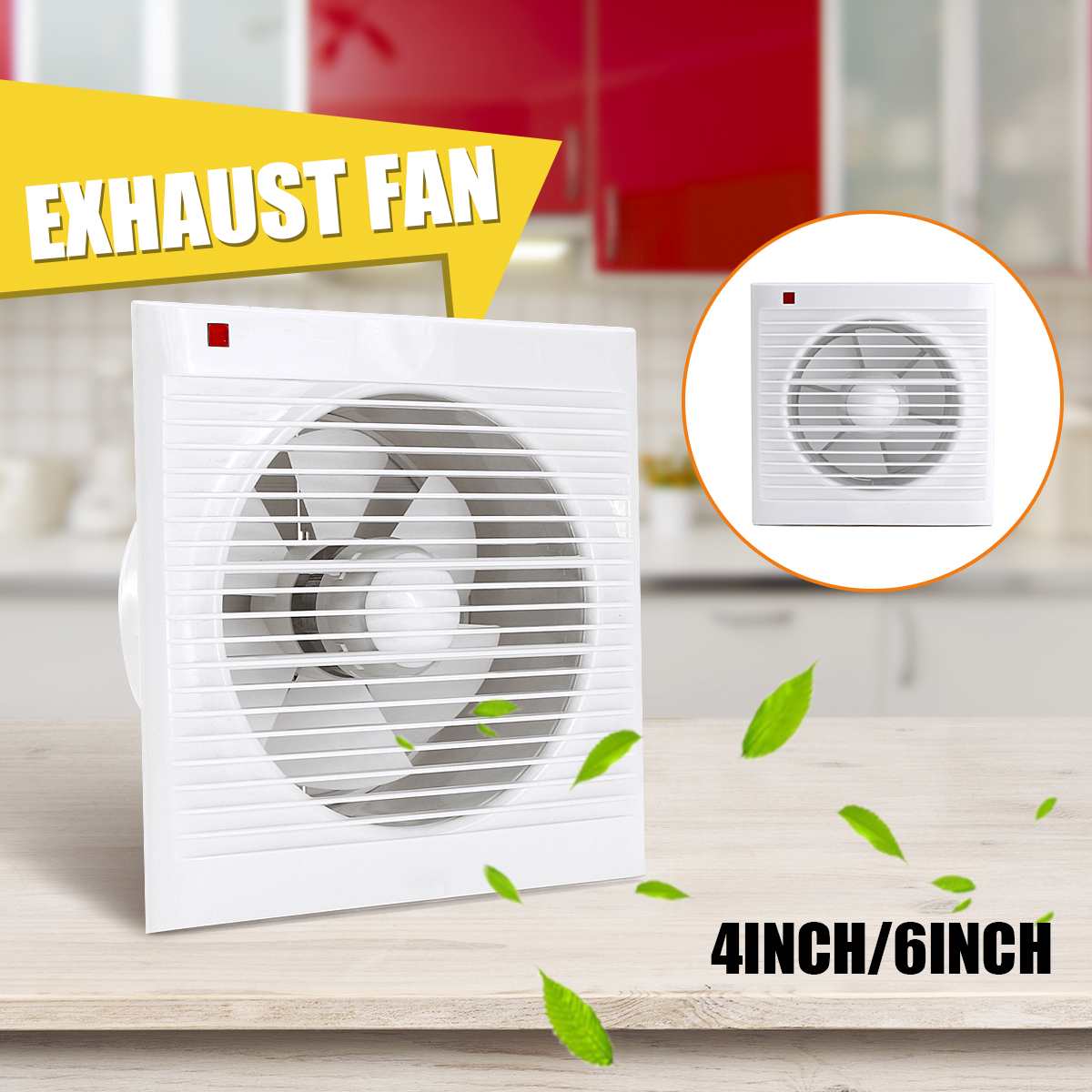 4 Inch 6 Inch 8 Inch 220V Mute - Home Bathroom Exhaust Fan review and price